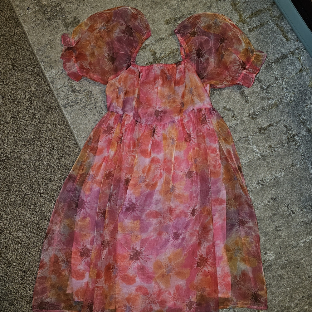 Floral Pink Dress